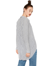 Zara OVERSIZED SHIRT White Navy