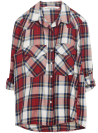 Zara V-NECK CHECK SHIRT